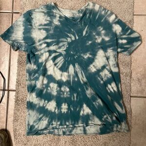 The rail 100% cotton tie die v neck